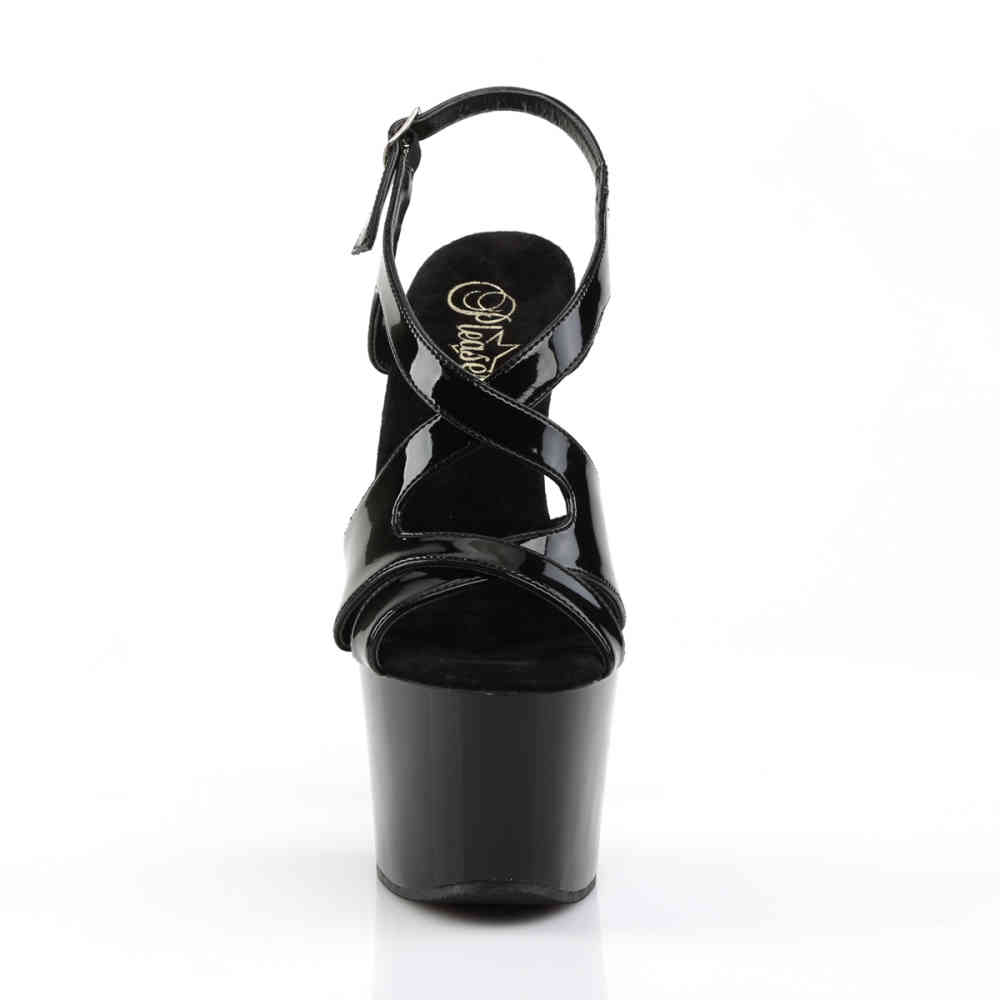 Pleaser - SKY330 KnöchelriemenSandale, Poledance Schuhe - Pole dance schuhe - Schwarz